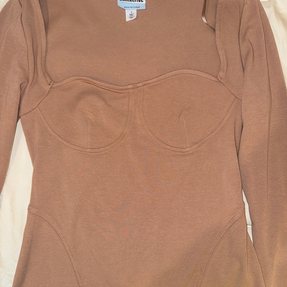 Target Women's Tan Long Sleeve Top